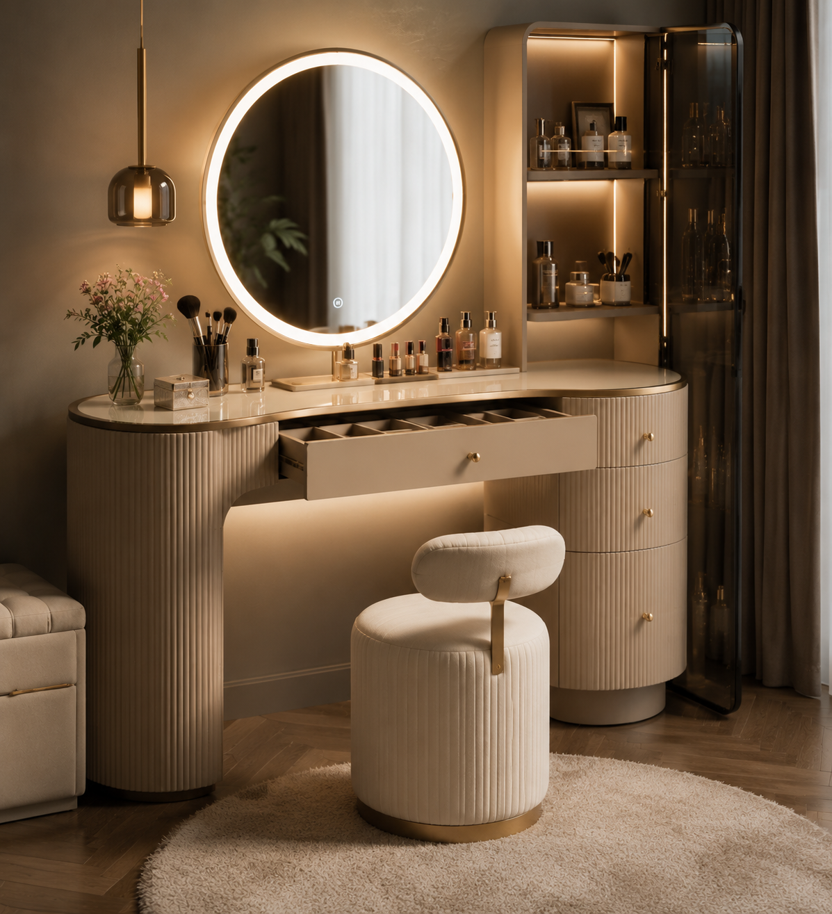 Avelluno™ Liora Velvet Accent Storage Chair